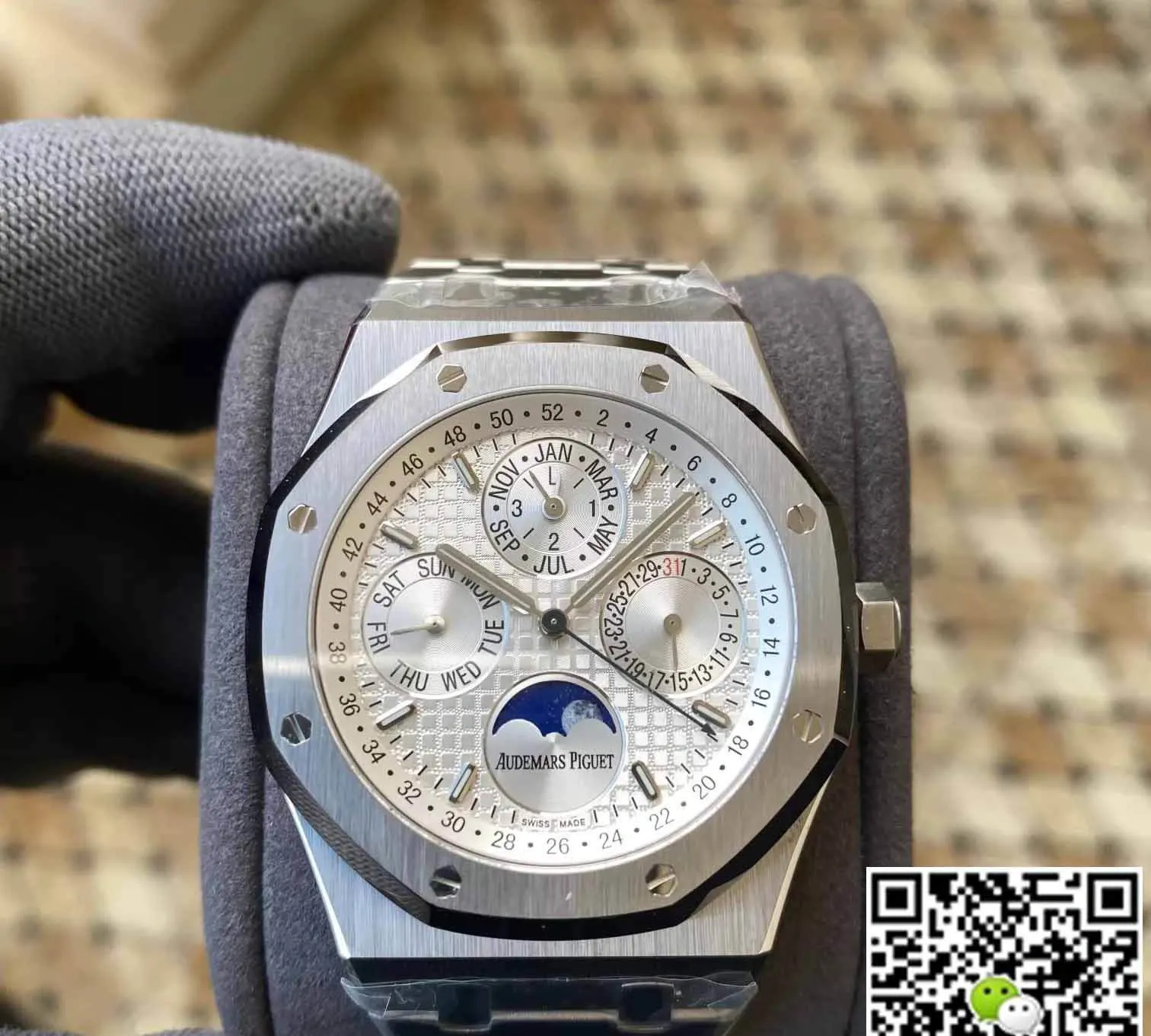 Audemars Piguet Royal Oak 26574ST.OO.1220ST.001 APS Factory 1:1 Best Edition Replica Watch Silver Strap